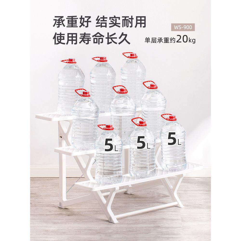 爱丽思塑料阳台置物架室内外花XTE架厅落式地肉花客架子花盆爱丽