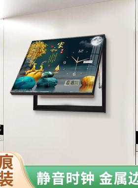 表万年历DX-2001电箱装饰画挂钟 免打孔遮箱挡配电代轻奢电现子挂