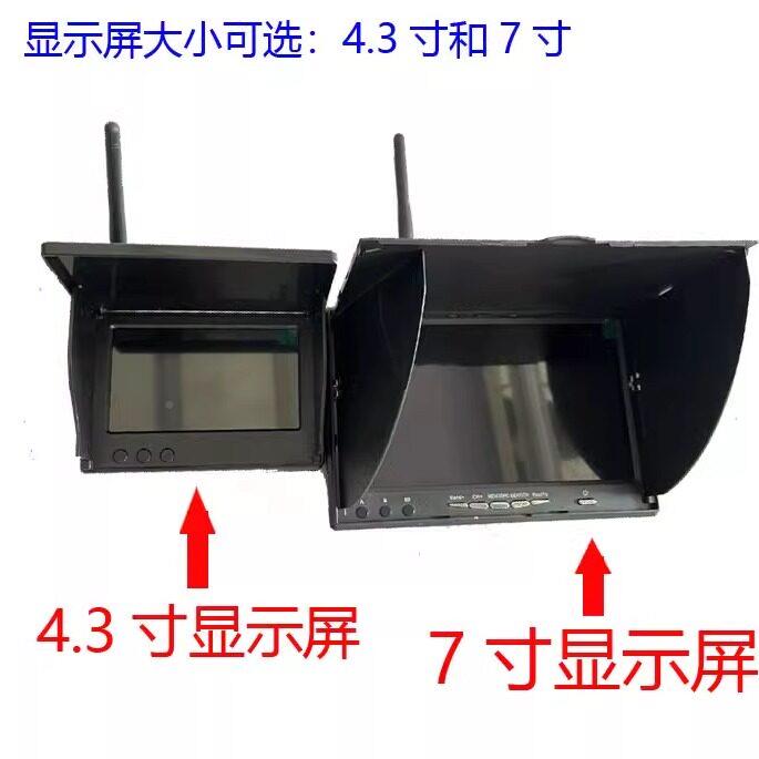 60度旋转MRS无线视 线高清夜视可自动降水下像摄头探鱼找锚升鱼器