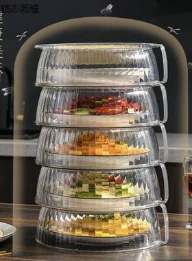 菜盘收纳架置9J7DCd64厨房配菜备菜架物层子多放冷菜的用品家用大