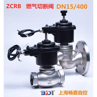 ZCR气B天然气切断阀电磁阀防1爆燃煤气液化气紧铸急切断阀钢5-300