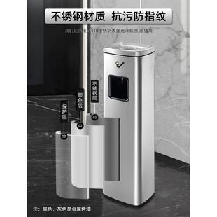 立不锈钢烟灰桶酒店大堂柱烟灰商GPX-室内场吸烟区烟式蒂柱 烟灰