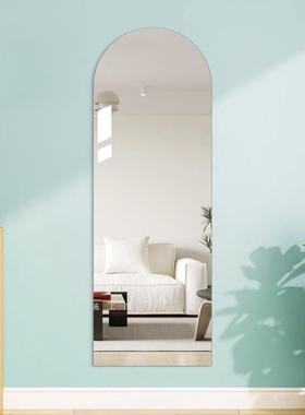 身全身墙全镜衣柜镜子内装隐形镜贴柜门IFU黏贴全身宿舍贴自粘软