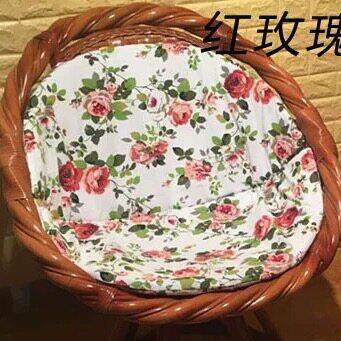 单人真藤靠藤垫休闲梓栎梦椅垫子椅椅坐垫转椅简约现代垫圆形垫包
