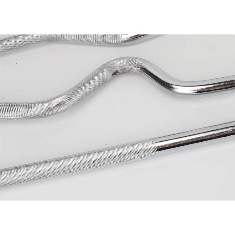 男女家健身静音轴承通用大FDG孔哑杠铃片深蹲卧用推小电镀曲杆直