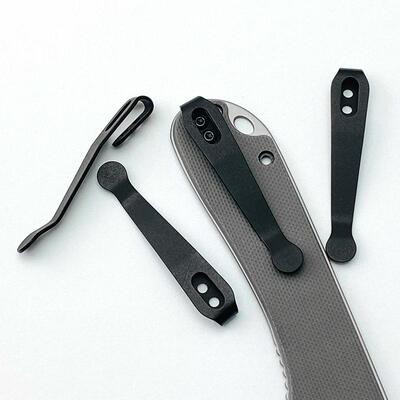 定制钛合金背夹 CIVIVI C牌 C907刀夹 口袋夹深度折叠刀配件刀夹