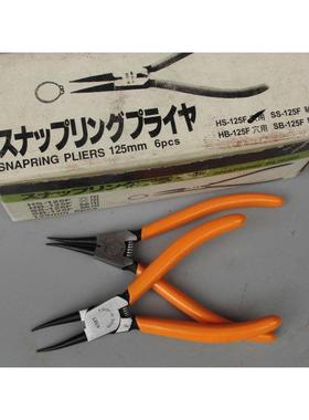 库存老货进口KMT5寸卡簧钳挡圈钳直咀轴用穴用内撑外撑卡环用钳子