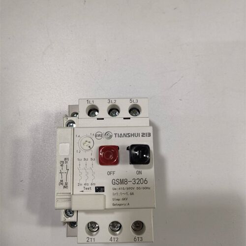 正品天水二一三电动机保护断路器GSM8-3206+FW11 1-1.6A