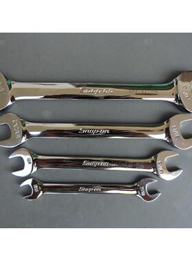 包邮库存全新原装进口Snapon美国实耐宝呆扳手精抛光英制开口扳手