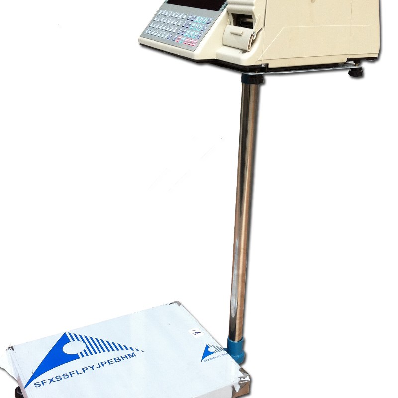 大华台秤条码不干胶打印电子秤超市计价秤打印小票50kg100kg150kg