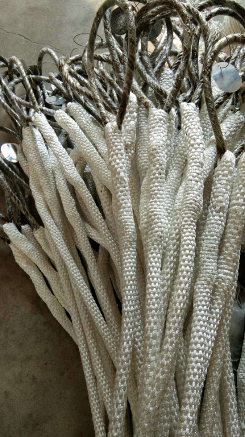 包邮插编压制钢丝绳吊具尼龙吊绳吊装绳起重圆形吊装带防割耐磨