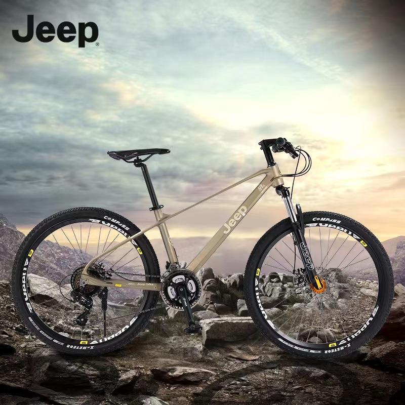 吉普jeep内走线越野山地自行车超轻镁合金双碟刹男女单车-牧马人