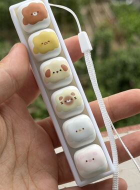 棉花糖动物可爱按压按键解压玩具