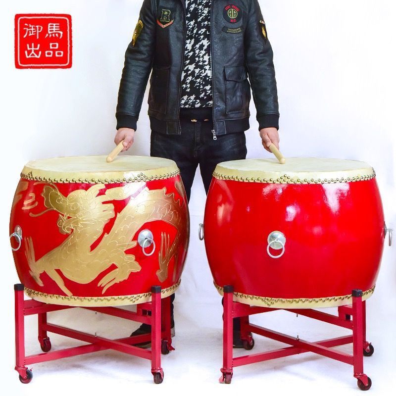 牛皮鼓大鼓威风锣鼓舞蹈