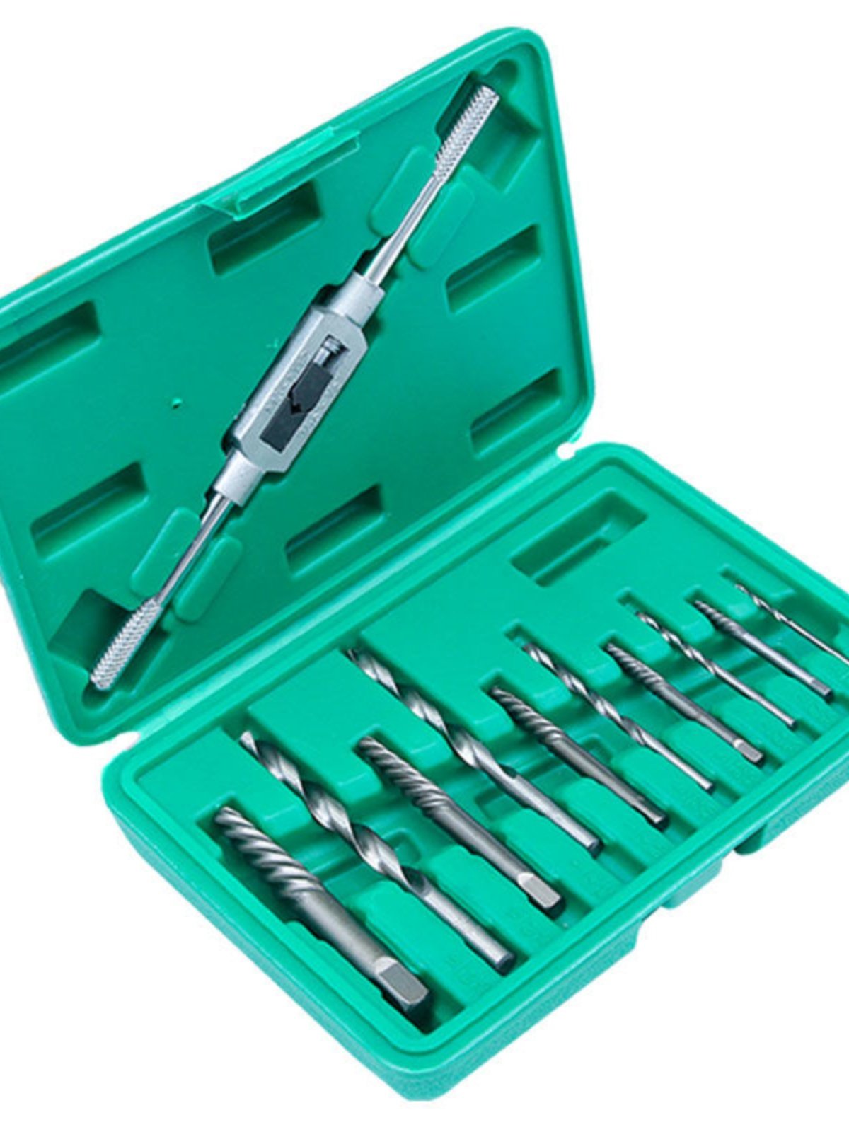 断丝取出器断头螺丝取出器滑牙取断螺丝汽车维修工具反丝倒丝绿