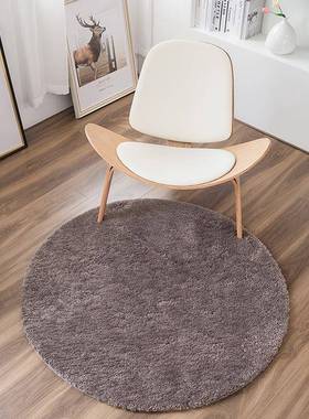 厂家直供XOT形圆地毯加厚绒圆形加地毯电脑椅转椅吊篮地卧室垫可