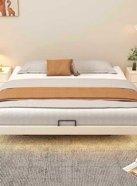 CFL悬浮床床头铁艺床现代简约双铁架密铺无榻榻米单人不锈床钢铁