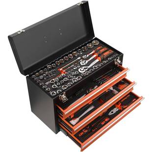 三小型自锁工具 工头厂源直销外贸工组套408件具WTD工具箱抽便携式