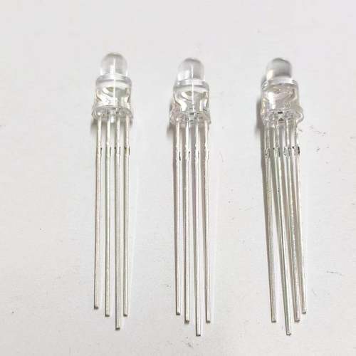 4M奶嘴全绿彩LEDM灯珠共阳QNX红共阴红蓝黄蓝绿蓝黄发光二极管