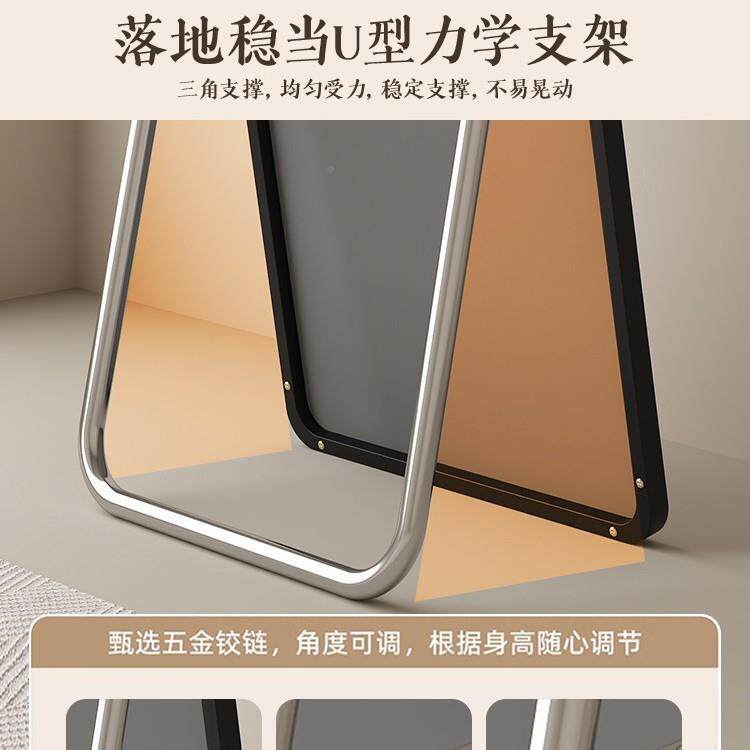 全身墙镜穿衣落dyjqsj-1地镜家子用壁网挂贴墙红女生卧室宿舍挂立