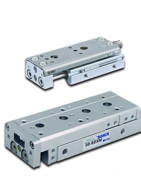 MXQ6-10Z器SMC导向气缸ZMXQ6-10滑台导向气缸中心行程调节抑制偏