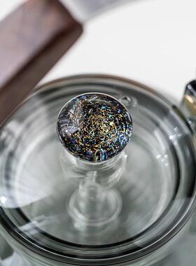 耐壶热璃茶壶新煮茶壶加厚玻璃煮茶器大OZM容量提梁玻蒸款煮养生