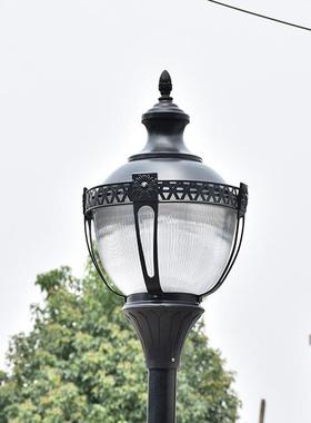 路灯头灯庭草坪27877景观高杆灯杆现代户院外中式欧式太阳庭院能