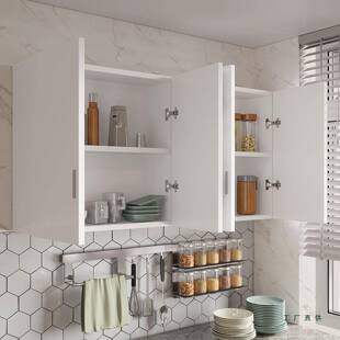 厨房柜墙壁柜阳台悬吊空置墙物储上物柜卫生间挂墙式PRE橱柜自己