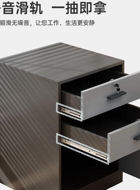 书桌下柜本收HIM纳柜边柜简约柜办公文件柜家用书子带锁木质矮储