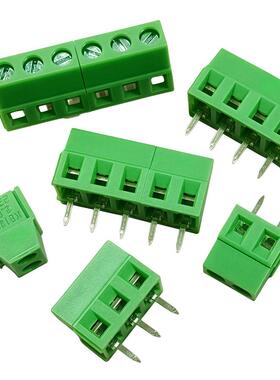 3.81插件KF128L-式5P可拼接接/3/4/5/6.螺RBZ钉2PCB接线端子200个