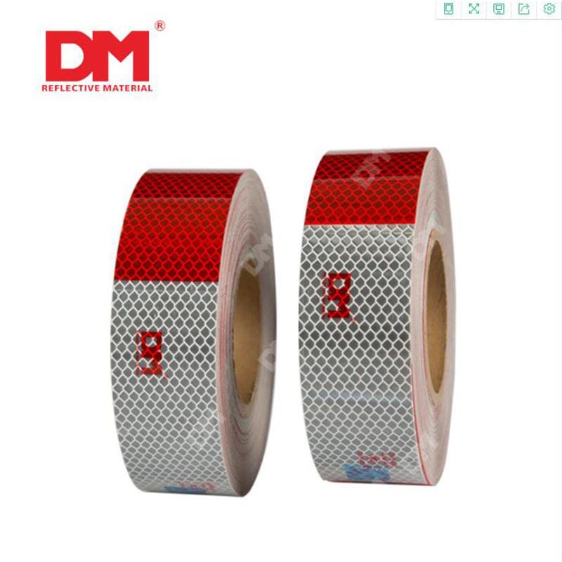 道GZS明1级光车身贴DM红白反贴3C身反光标车识车审反光条DM9550