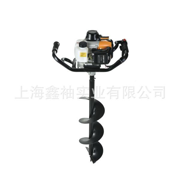 STF宇森420A二冲程汽孔油地钻挖坑桩钻孔机打S洞开果园施打肥种树