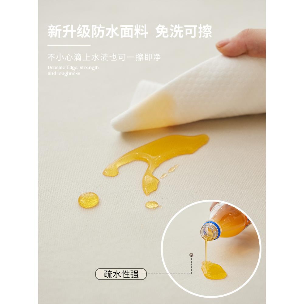 儿童房地毯客厅免洗可擦防水防污阅读区地垫宝宝卧室防滑爬行垫子