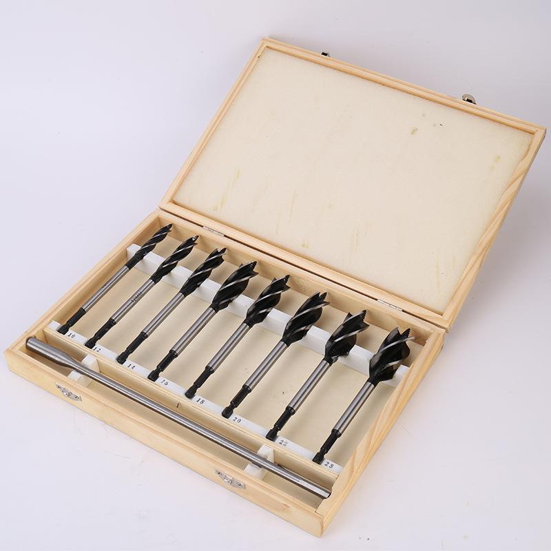 木工支锣钻套装JXB8PC旋钻头套螺支罗钻合组装扩孔钻开孔器