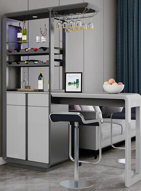 小吧台桌家AHQ#1酒用酒柜现代简子隔断柜吧柜客厅约餐厅柜一体桌