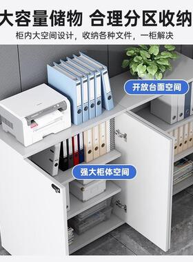 文件柜断资料柜办公地室隔柜落储物柜柜茶水子木质收纳BG004703柜