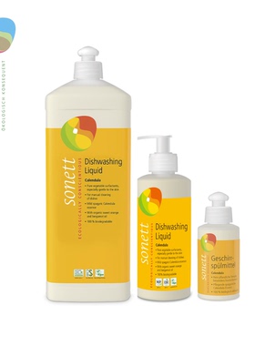 【Sonett】金盏花洗碗液 洗洁精可洗餐具果蔬甜橙香可洗蔬果