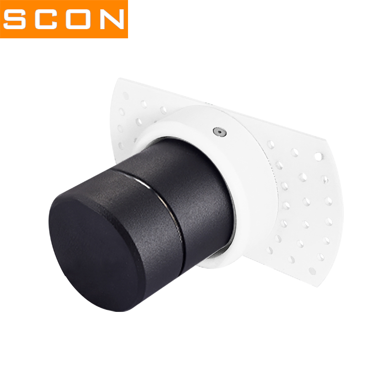 CON无边框LED小射灯防眩光灯嵌入式5W客厅卧室过道天花灯筒灯