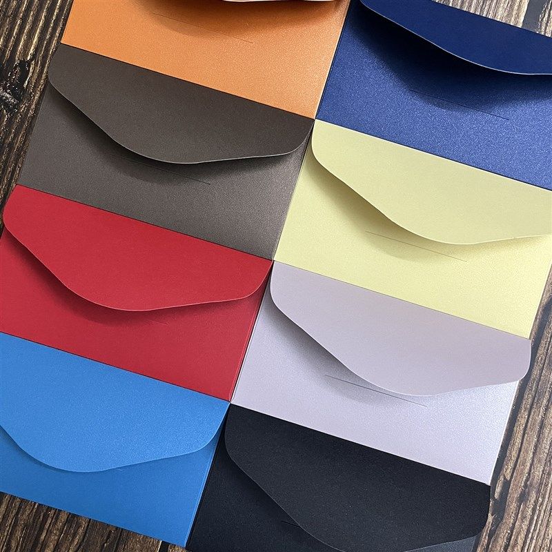 个珠光纸信封厘米彩色封加厚西式印刷烫金墙面装饰