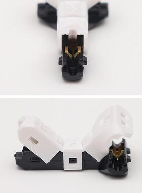 t型接线端子对接铜鼻子分线器防水导I轨式电线免破线快速按压式