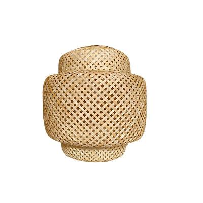 三合一款灯笼吊灯手工竹编民宿创意竹编灯罩传统手工编织三层灯罩