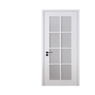 柯布西耶小蓝门房门实木复合烤漆玻璃门卧室门多巴胺颜色木门厨房