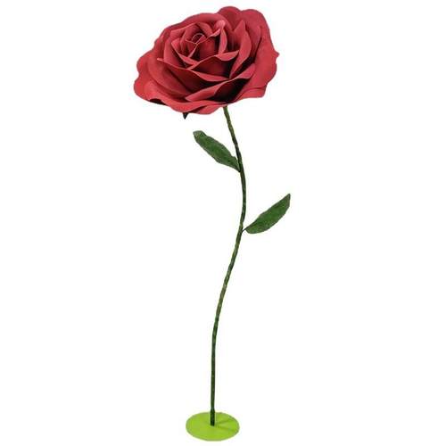 婚庆道具巨大型手工纸艺玫瑰花EVA仿真商场橱窗美陈装饰场景布置