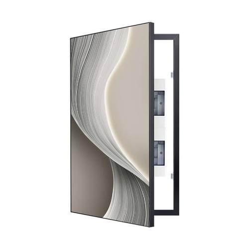 抽象超大尺寸遮挡电表箱装饰画现代简约大气覆盖大尺寸消防栓壁画