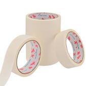 现货米色大芯美纹纸胶带高粘痕性和纸胶带外墙美纹胶皱黄纹无胶