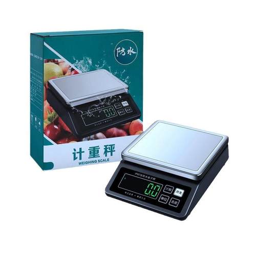 304耐腐蚀不锈钢家用厨房小型食物水产台秤电子天平厂家一件起