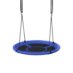 儿4445吊户外秋千童吊床床游乐多人秋千室外绳牛津布可圆形挂秋千