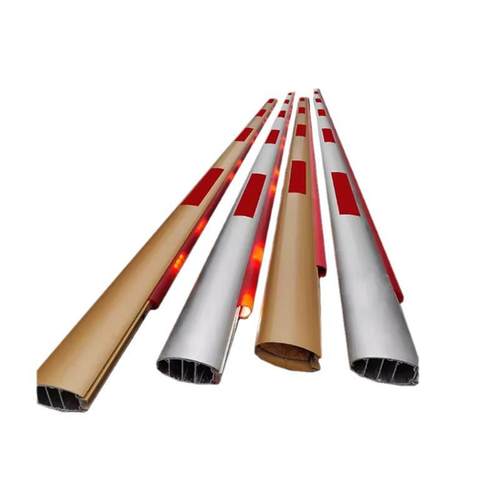 蓝卡道闸杆带灯带停车场道闸栏杆折叠带防砸胶条升降直杆bluecard