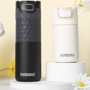 克茶杯am保温瓶利凯商务k布b按键茶漏uk保温杯比aK不锈钢带时水杯