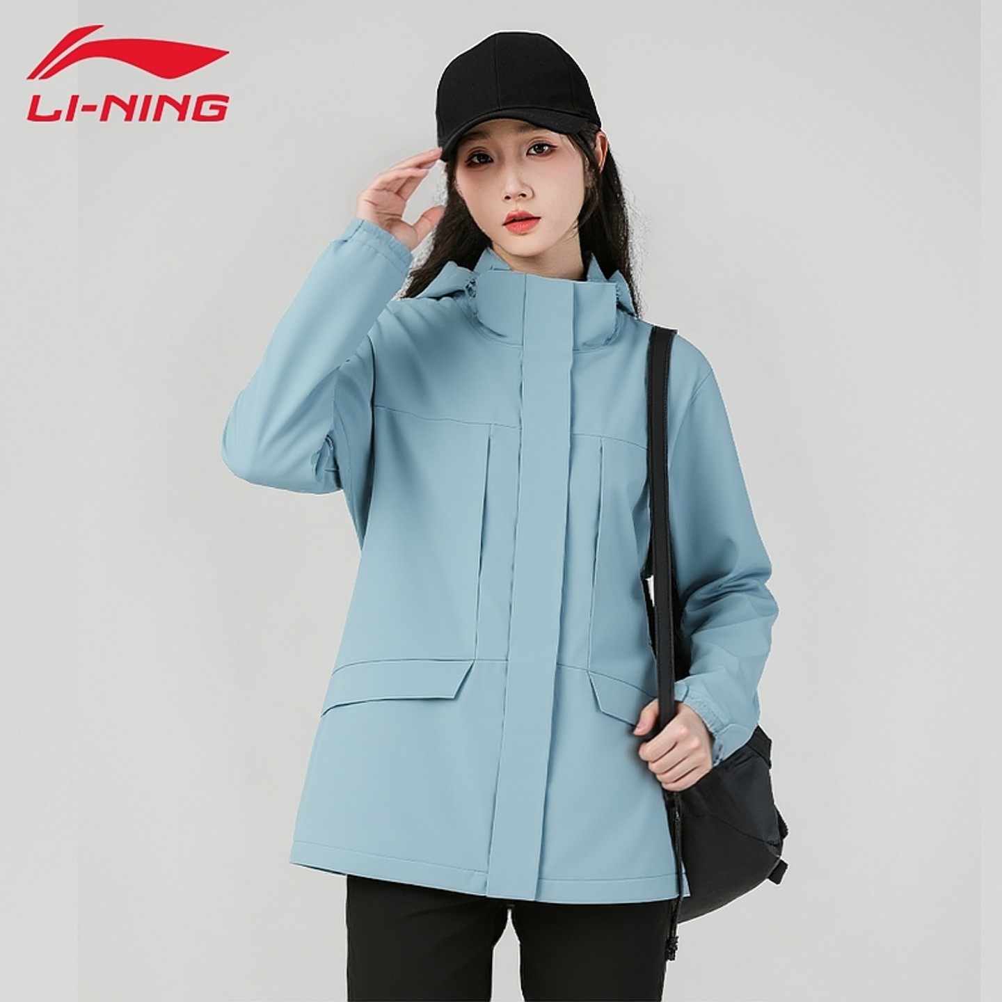 李宁风衣外套女春秋新款运动连帽开衫防泼水户外休闲上衣AFDUA20,运动服/休闲服装,运动风衣,淘宝优惠券,粉丝福利购,淘宝优惠卷